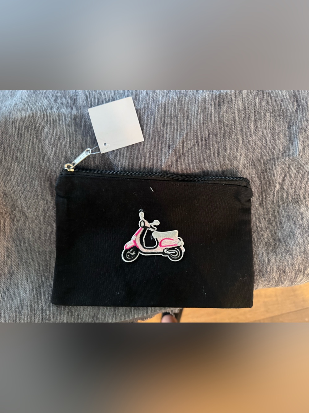NWT Vespa black pouch (cosmetics, etc)